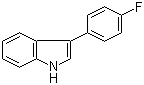 structure of CAS# 101125-32-0, 3-(4-氟苯基)吲哚