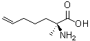 (2S)-2-氨基-2-甲基-6-庚烯酸分子结构 (CAS 1011309-61-7)