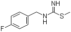 N-[(4-氟苯基)甲基]-S-甲基异硫脲分子结构 (CAS 1011347-39-9)