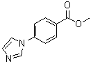 structure of CAS# 101184-08-1, 1-(4-甲氧羰基苯基)-1H-咪唑