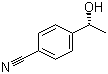 (R)-1-(4-氰基苯基)乙醇分子结构 (CAS 101219-69-6)