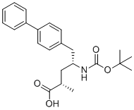(2S,4R)-5-([1,1'-联苯]-4-基)-4-((叔-丁氧羰基)氨基)-2-甲基戊酸分子结构 (CAS 1012341-54-6)