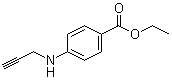 structure of CAS# 101248-36-6, 4-(2-Propyn-1-ylamino)benzoic acid ethyl ester