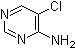 structure of CAS# 101257-82-3, 5-氯-4-嘧啶胺