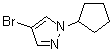 4-溴-1-环戊基-1H-吡唑分子结构 (CAS 1012880-01-1)