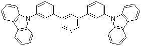 structure of CAS# 1013405-25-8, 9,9'-(3,5-吡啶二基二-3,1-亚苯)双-9H-咔唑