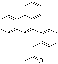 1-[2-(9-菲基)苯基]-2-丙酮分子结构 (CAS 1013933-56-6)