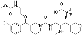 structure of CAS# 1013937-63-7, VTP-27999 2,2,2-三氟乙酸盐