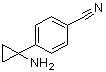 structure of CAS# 1014645-75-0, 4-(1-Aminocyclopropyl)benzonitrile