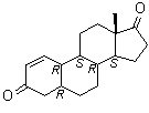 (5beta)-雌甾-1-烯-3,17-二酮分子结构 (CAS 101469-27-6)