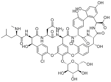 去甲糖胺基万古霉素分子结构 (CAS 101485-50-1)