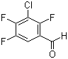 structure of CAS# 101513-80-8, 3-Chloro-2,4,5-trifluorobenzaldehyde