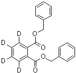 structure of CAS# 1015854-62-2, 3,4,5,6-四氘代-1,2-苯二甲酸二苄酯