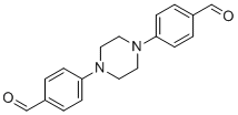 structure of CAS# 10159-39-4, 4,4'-(哌嗪-1,4-二基)二苯甲醛