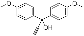 structure of CAS# 101597-25-5, 1,1-双(4-甲氧基苯基)-2-丙炔-1-醇