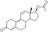 structure of CAS# 10161-34-9, Trenbolone acetate