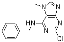 CAS # 101622-52-0, 2-Chloro-6-benzylamino-7-methylpurine, 6-Benzylamino-2-chloro-7-methylpurine
