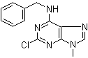 2-氯-9-甲基-N-苄基-9H-嘌呤-6-胺分子结构 (CAS 101622-53-1)