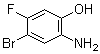 2-氨基-4-溴-5-氟苯酚分子结构 (CAS 1016234-89-1)