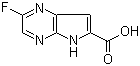 2-氟-5H-吡咯并[3,2-b]吡嗪-6-羧酸分子结构 (CAS 1016241-84-1)