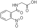 CAS # 10167-23-4, N-(2-Nitrobenzoyl)glycine, o-Nitrobenzoylglycine
