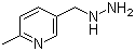 5-(肼甲基)-2-甲基吡啶分子结构 (CAS 1016705-16-0)