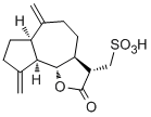 磺酸基木香烯内酯 A分子结构 (CAS 1016983-51-9)