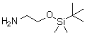 (2-氨基乙氧基)(叔丁基)二甲基硅烷分子结构 (CAS 101711-55-1)