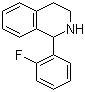 1-(2-氟苯基)-1,2,3,4-四氢异喹啉分子结构 (CAS 1017125-85-7)