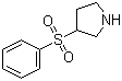 structure of CAS# 101769-04-4, 3-苯磺酰基吡咯烷