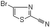 4-溴噻唑-2-甲腈分子结构 (CAS 1017781-52-0)