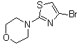 4-(4-溴-2-噻唑基)吗啉分子结构 (CAS 1017781-60-0)