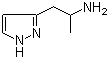 1-(1H-吡唑-3-基)丙-2-胺分子结构 (CAS 1017783-22-0)