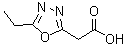 5-乙基-1,3,4-恶二唑-2-乙酸分子结构 (CAS 1018275-88-1)