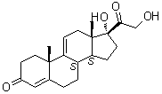 CAS # 10184-70-0, 17,21-Dihydroxypregna-4,9(11)-diene-3,20-dione, AL 4940