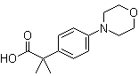 alpha,alpha-二甲基-4-(4-吗啉基)苯乙酸分子结构 (CAS 1018614-94-2)