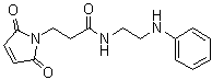 2,5-二氢-2,5-二氧代-N-[2-(苯基氨基)乙基]-1H-吡咯-1-丙酰胺分子结构 (CAS 1018676-92-0)