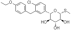 structure of CAS# 1018899-04-1, Sotagliflozin