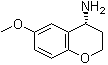 (4R)-3,4-二氢-6-甲氧基-2H-1-苯并吡喃-4-胺分子结构 (CAS 1018978-89-6)