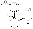 N-去甲基曲马多盐酸盐分子结构 (CAS 1018989-94-0)