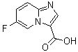 structure of CAS# 1019021-85-2, 6-氟咪唑并[1,2-a]吡啶-3-羧酸