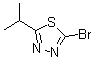 2-溴-5-异丙基-1,3,4-噻二唑分子结构 (CAS 1019111-62-6)