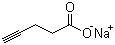 4-戊炔酸钠盐分子结构 (CAS 101917-30-0)