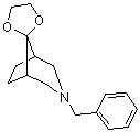 structure of CAS# 1019208-04-8, 3-苄基螺[3-氮杂双环[3.2.1]辛烷-8,2'-[1,3]二氧杂环戊烷]