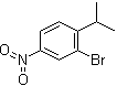 2-溴-4-硝基-1-异丙基苯分子结构 (CAS 101980-41-0)