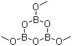 三甲氧基环硼氧烷分子结构 (CAS 102-24-9)