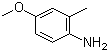 structure of CAS# 102-50-1, 4-Methoxy-2-methylaniline
