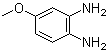 CAS # 102-51-2, 4-Methoxy-1,2-benzenediamine, 2-Amino-4-methoxy aniline, 3,4-Diaminoanisole, 4-Methoxy-1,2-diaminobenzene