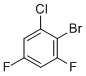 2-溴-1-氯-3,5-二氟苯分子结构 (CAS 1020198-58-6)