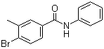 4-溴-3-甲基-N-苯基苯甲酰胺分子结构 (CAS 1020252-81-6)
